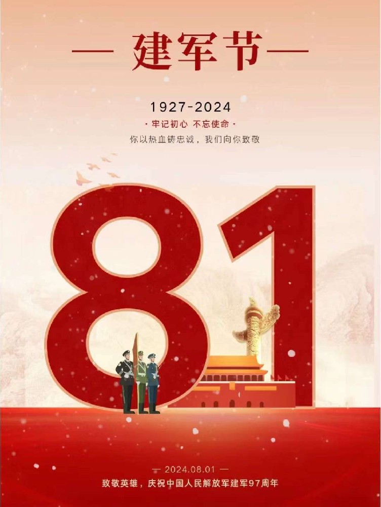 热烈庆祝建军97周年